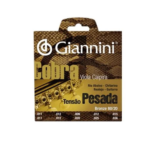 Enc Giannini Viola Aço CV82H Cobra Bronze 80/20 Tensão Pesada Rio Abaixo