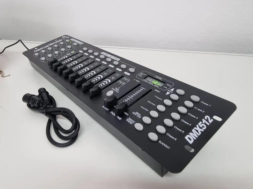 Mesa Controladora PLS DMX 1612 Prog. 12 Aparel. 16 canais DMX cada 30 Bco 8-Cena