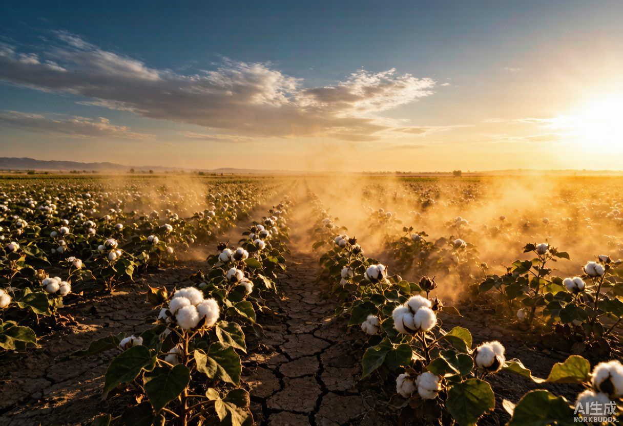 Xinjiang Cotton Yield in Jeopardy: Heat Wave Splits North and South as Boll-Setting Enters Critical Phase