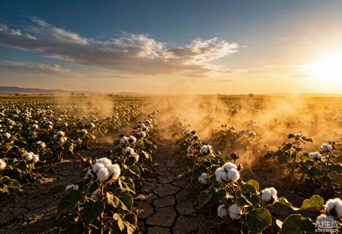 Xinjiang Cotton Yield in Jeopardy: Heat Wave Splits North and South as Boll-Setting Enters Critical Phase