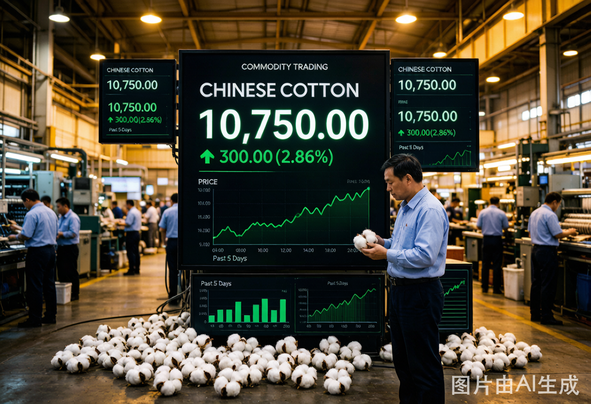 Chinese cotton market with price charts