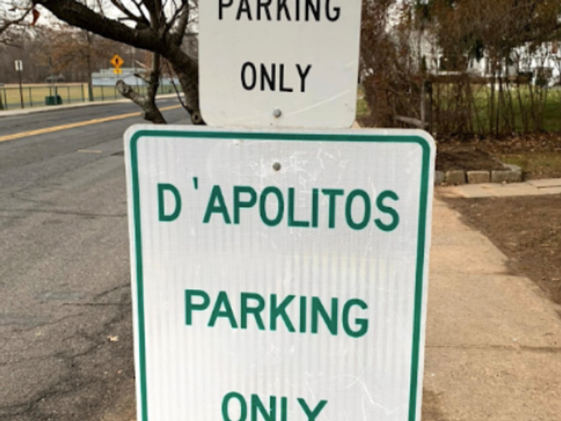D'Apolitos Parking Only