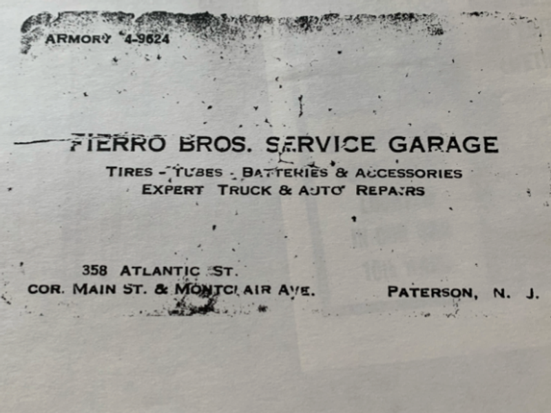 Grandpa Nick and Fierro Bros Service Garage