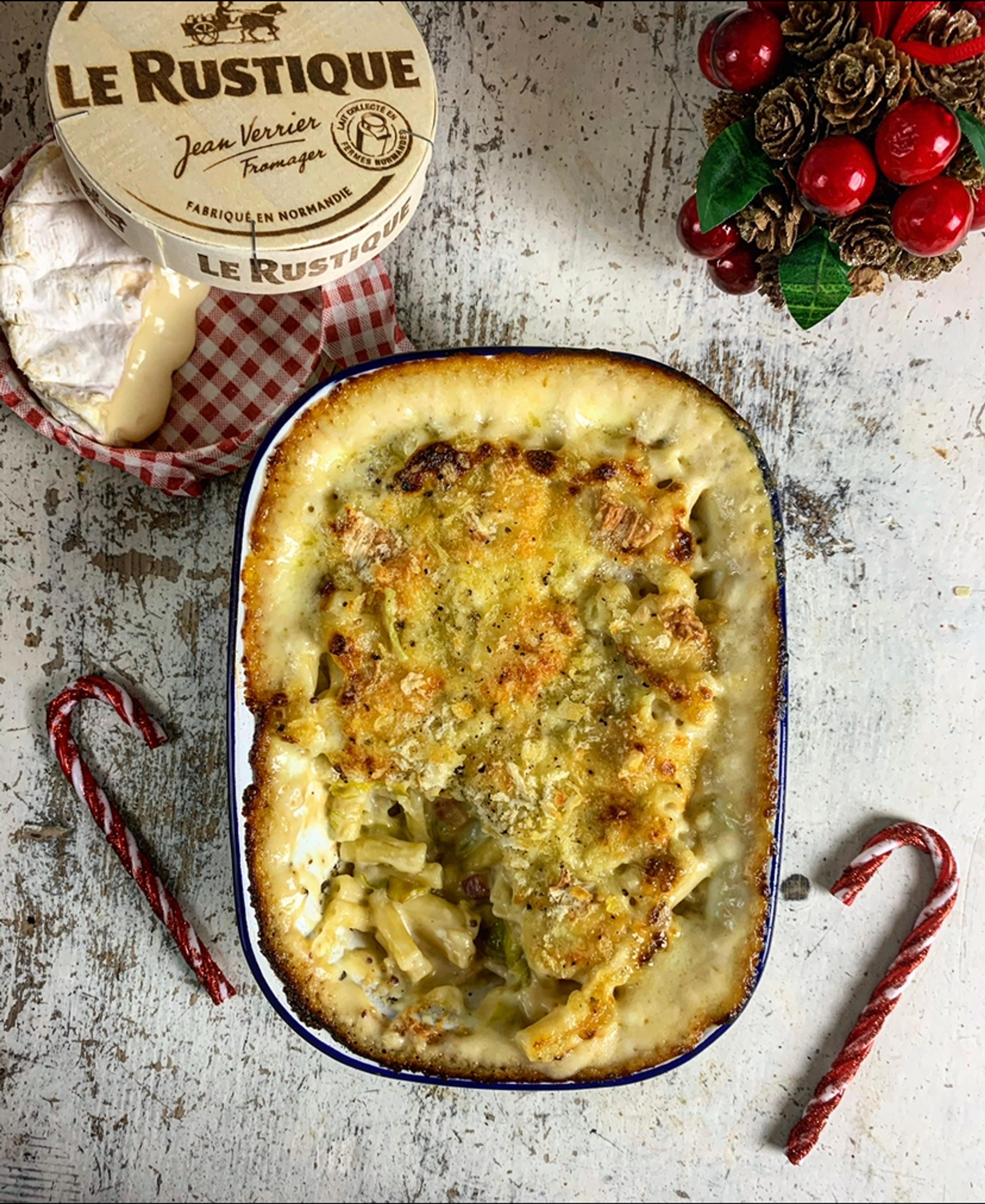Camembert, Pancetta and Leek Macaroni Cheese