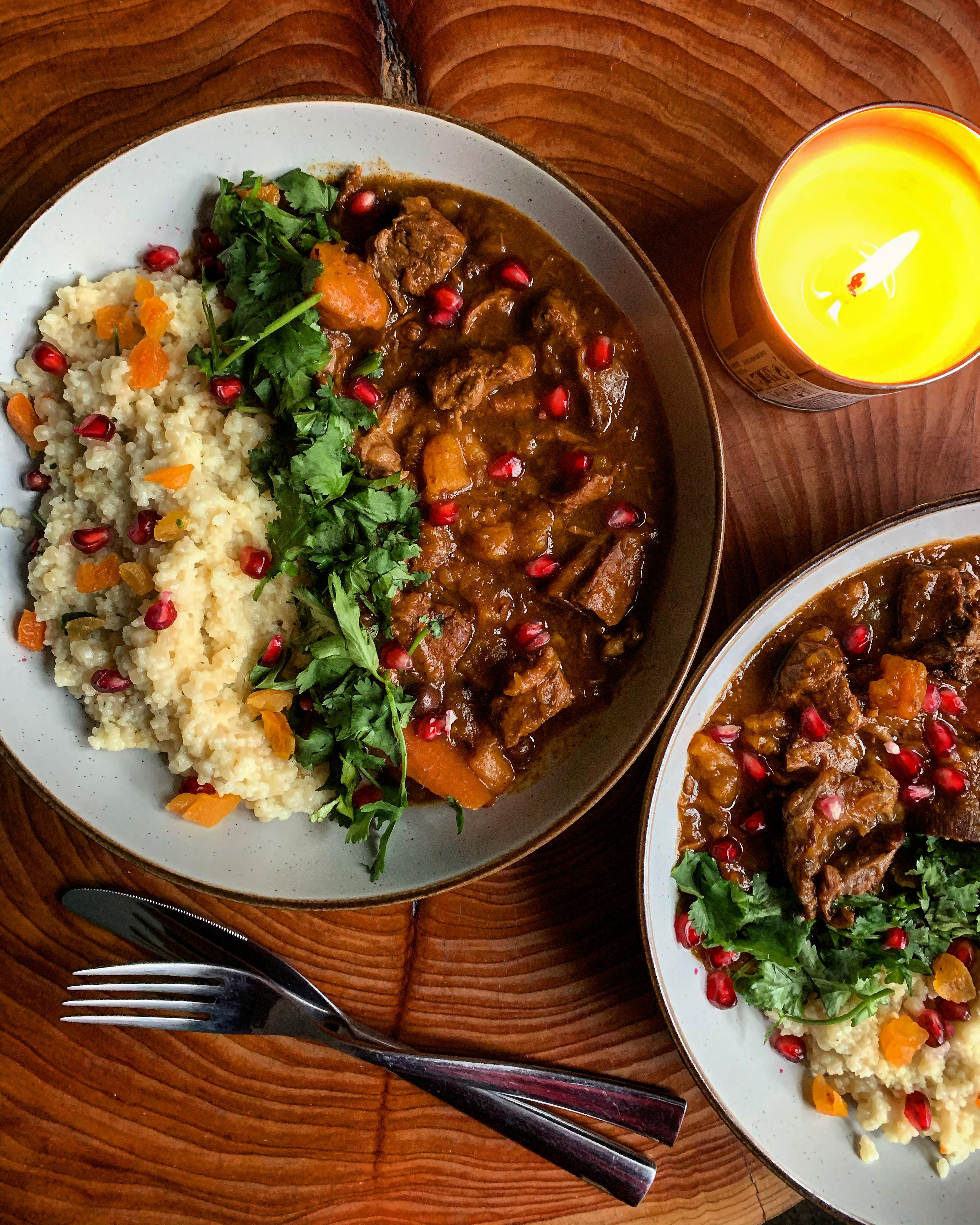 Slow Cooked Fruity Lamb Tagine