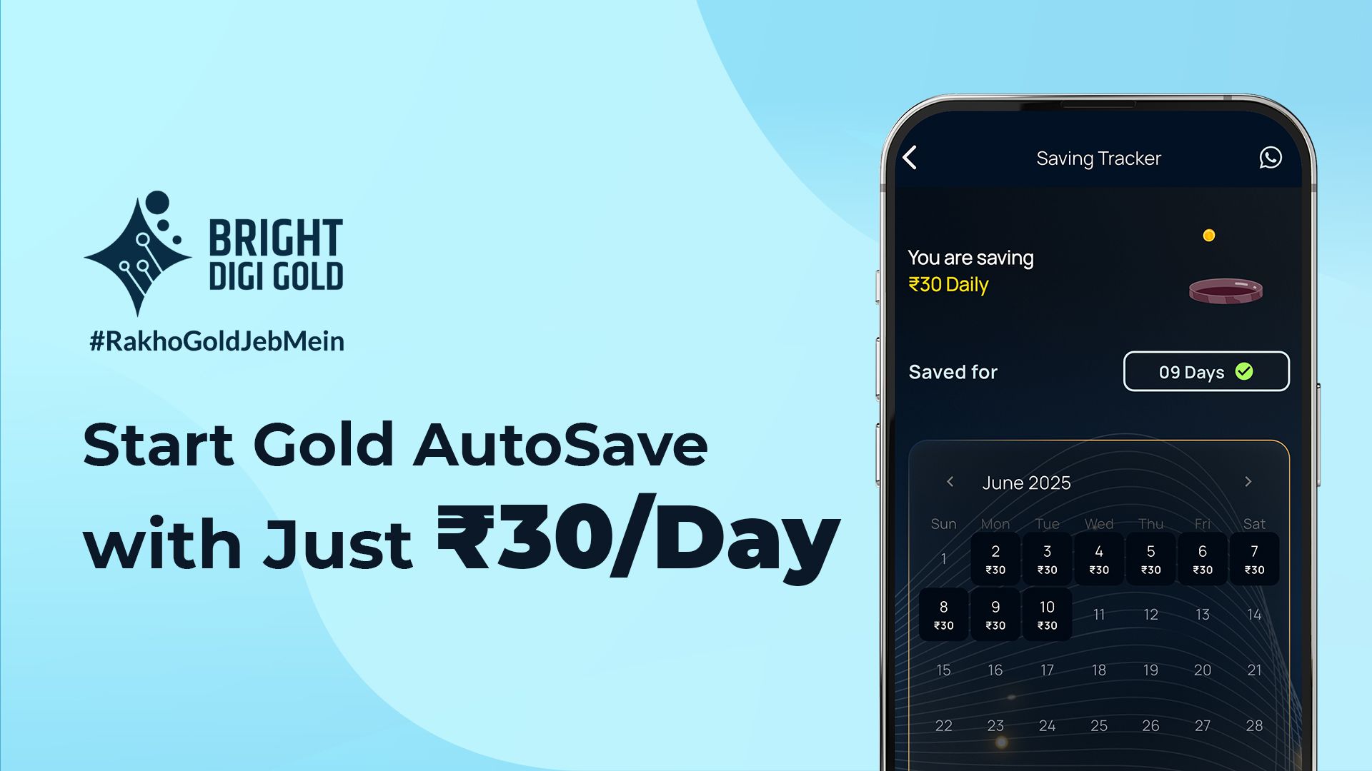 Smart Savings for Students: Start Gold AutoSave with Just ₹30/Day