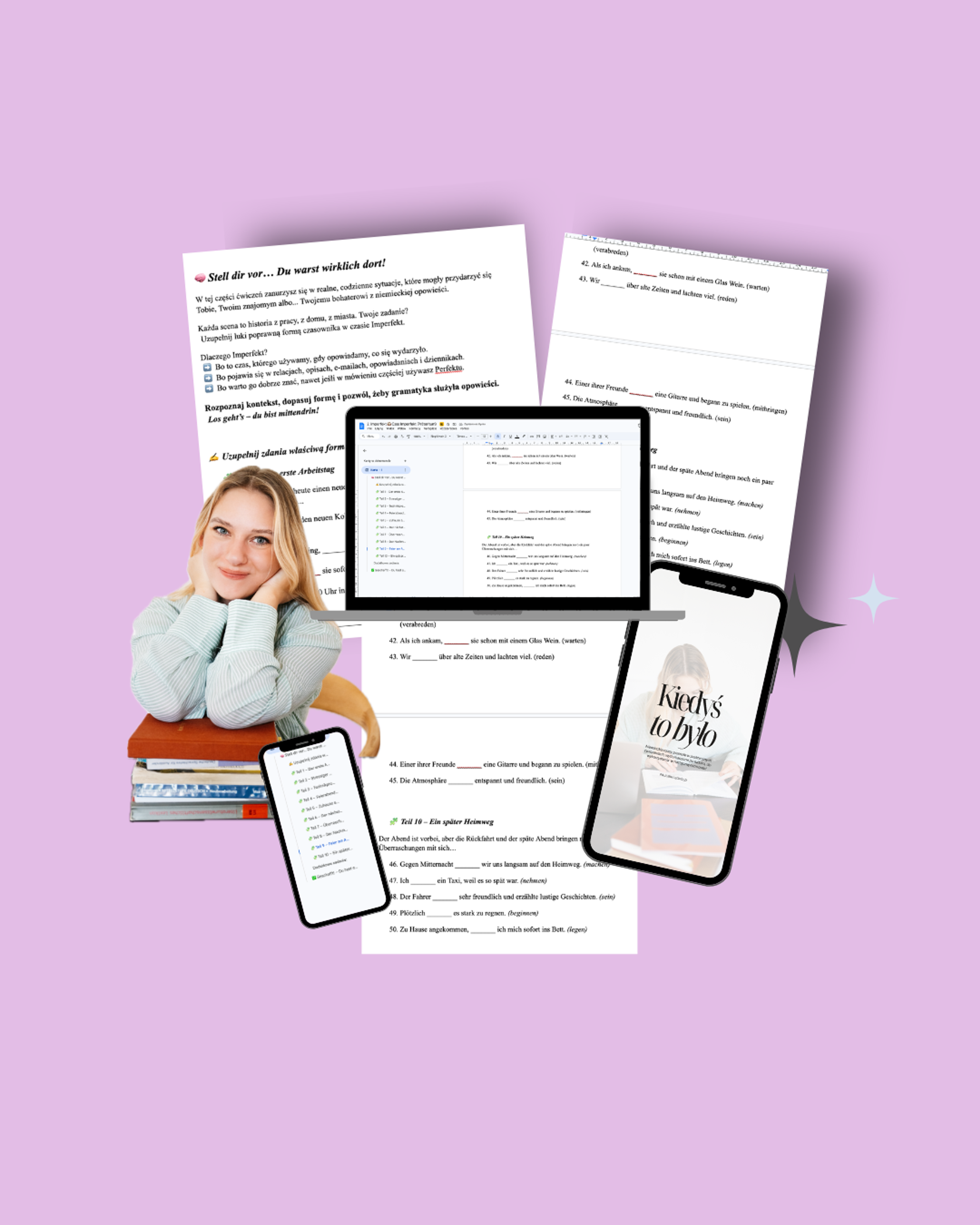 E-book z ćwiczeniami: Kiedyś to było