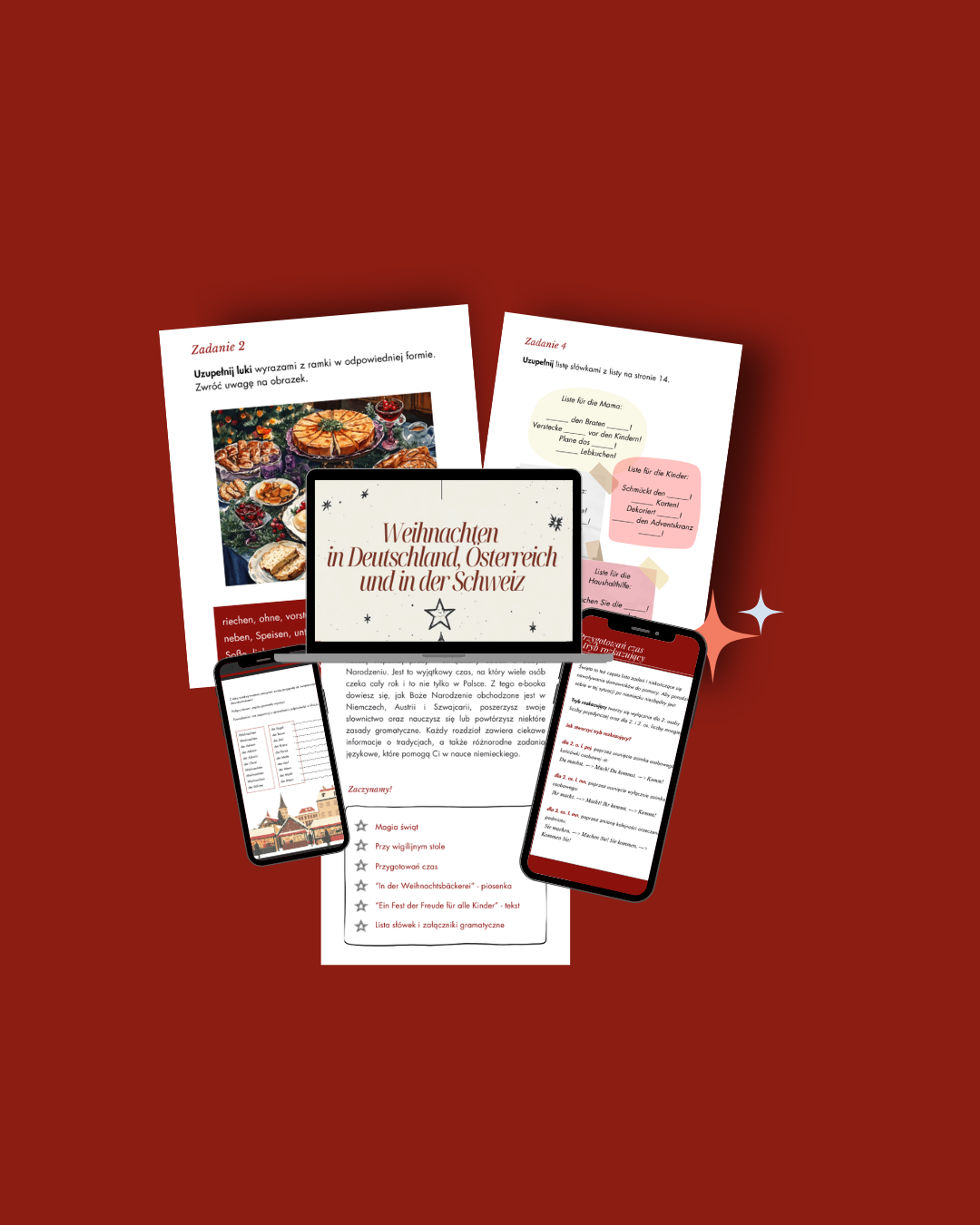 E-book z ćwiczeniami: Weihnachten