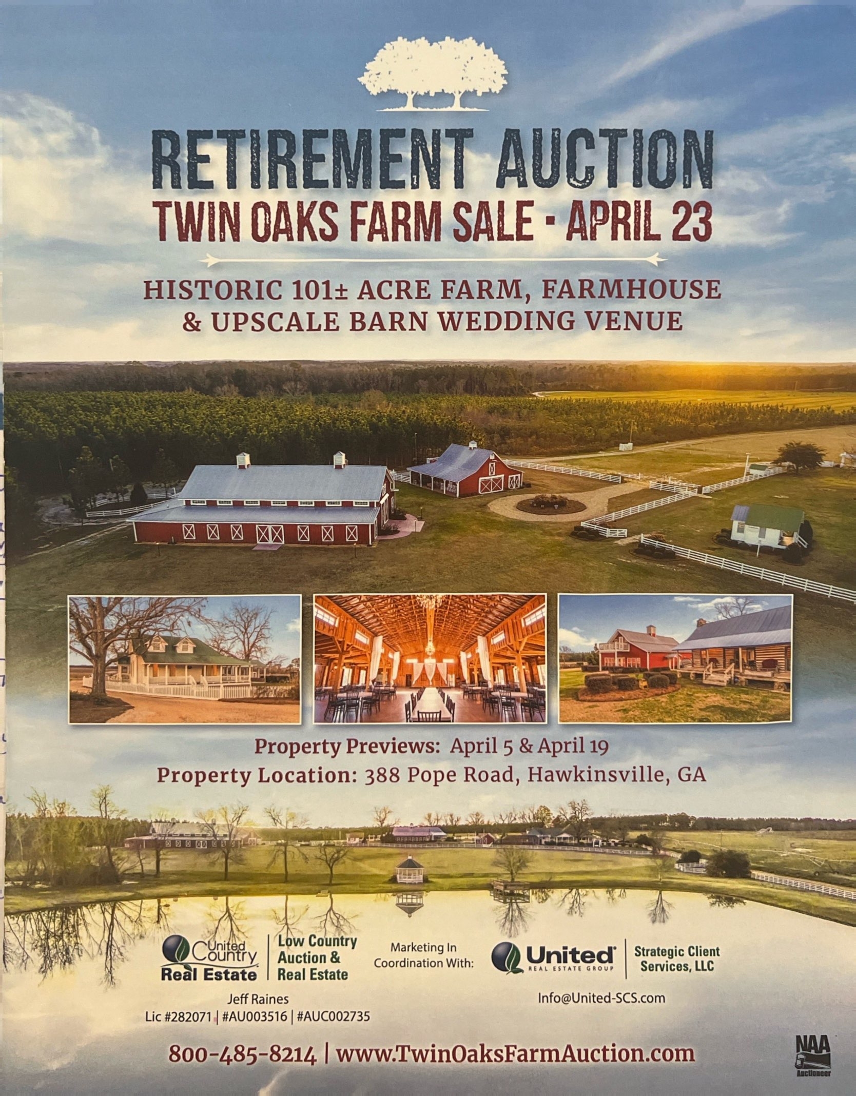 Retirement Auction Twin Oaks Farm