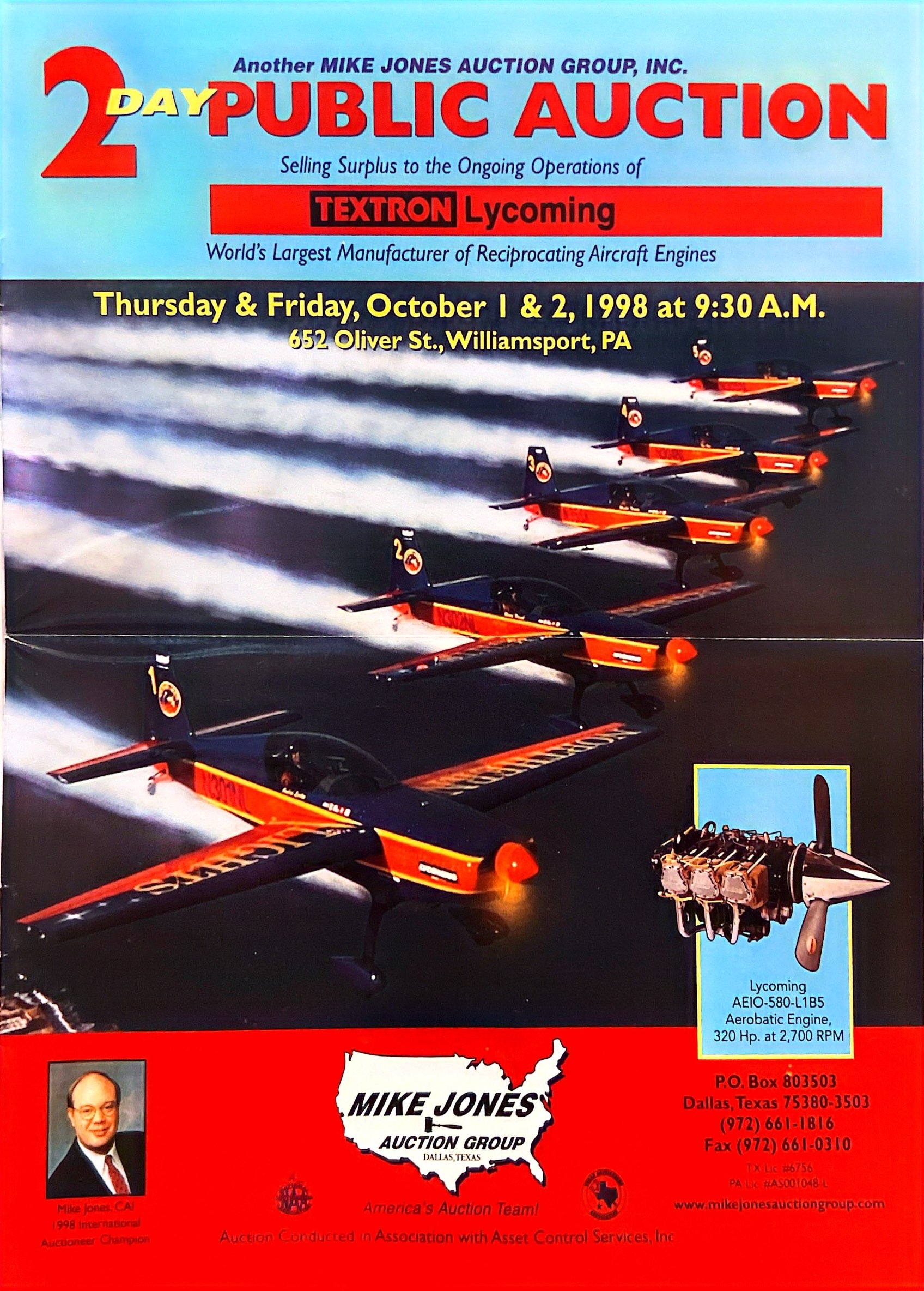 2 Day Textron Lycoming Williamsport