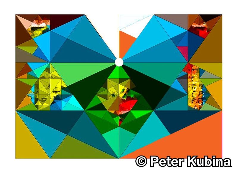 Geometric Butterfly Abstract