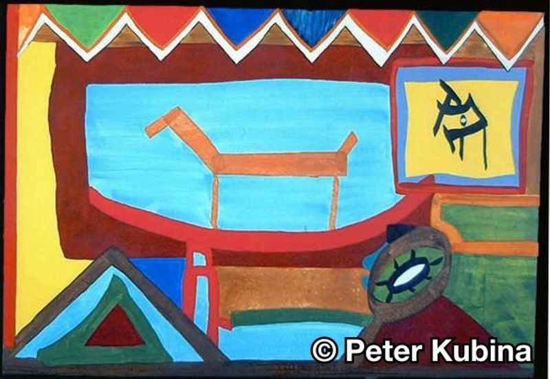 Animal on Boat Structure