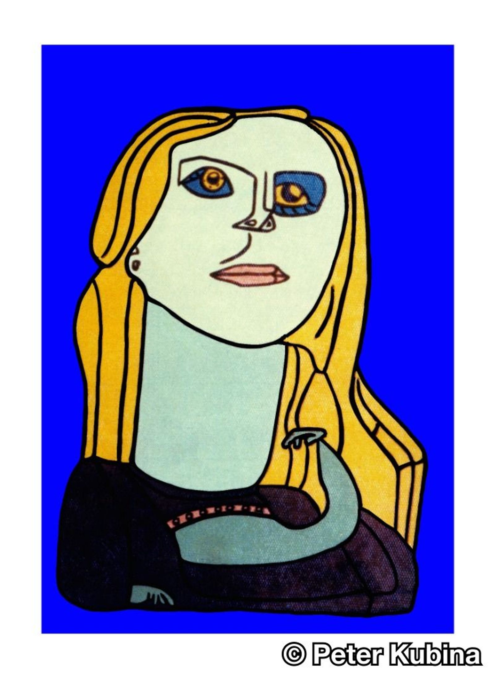 Blonde Woman Portrait