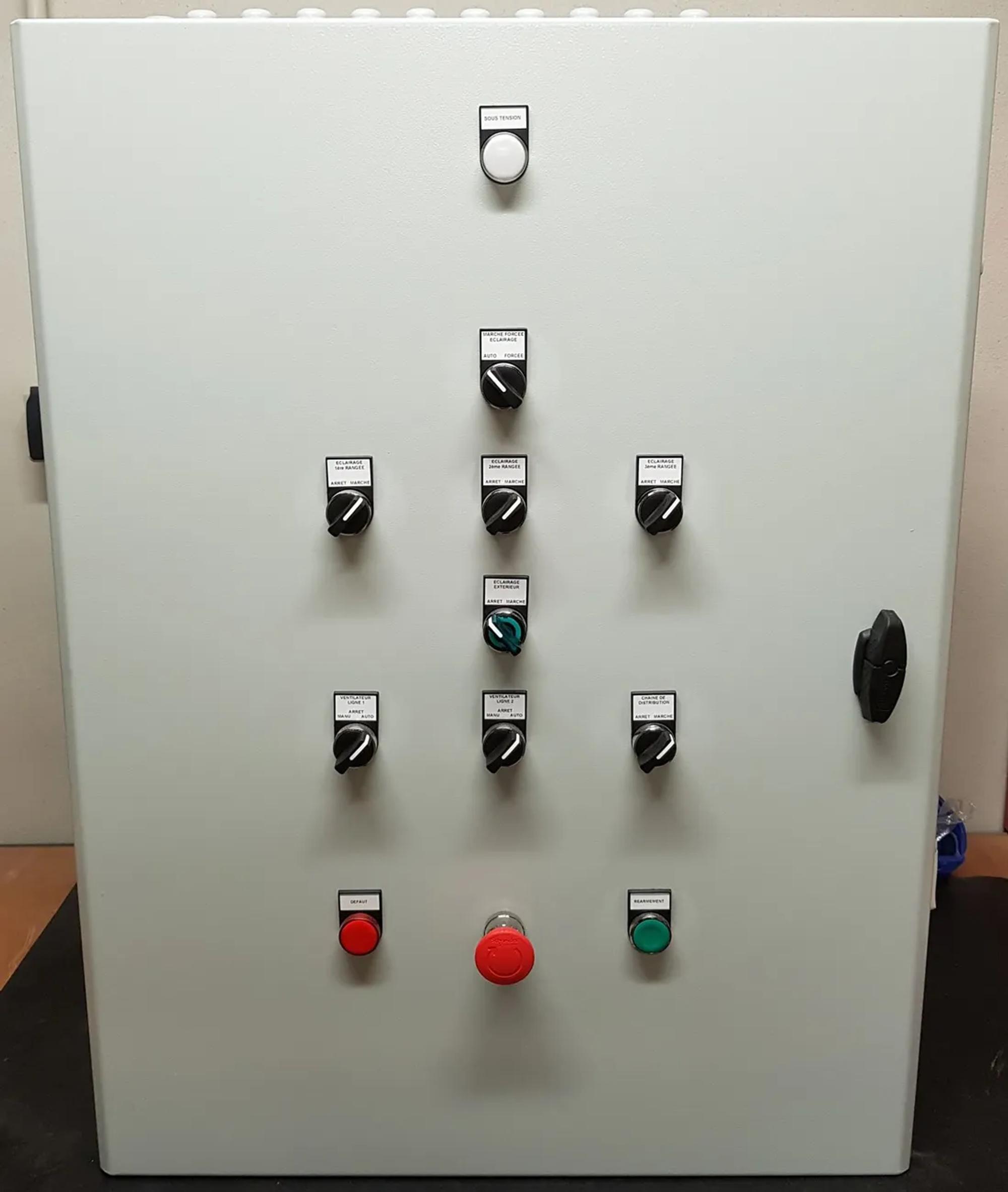 Câblage d'armoire électrique industrielle réalisé par ASL2i · réalisation 20