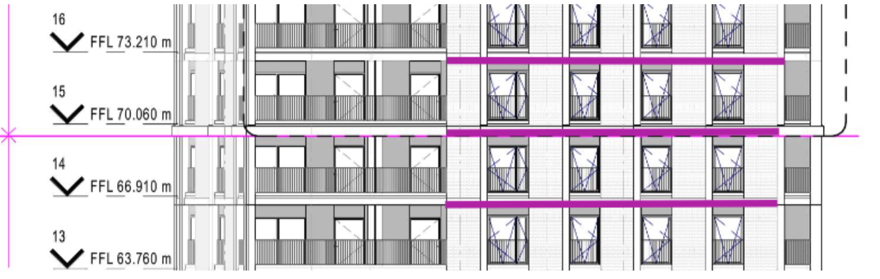 Masonry support every level