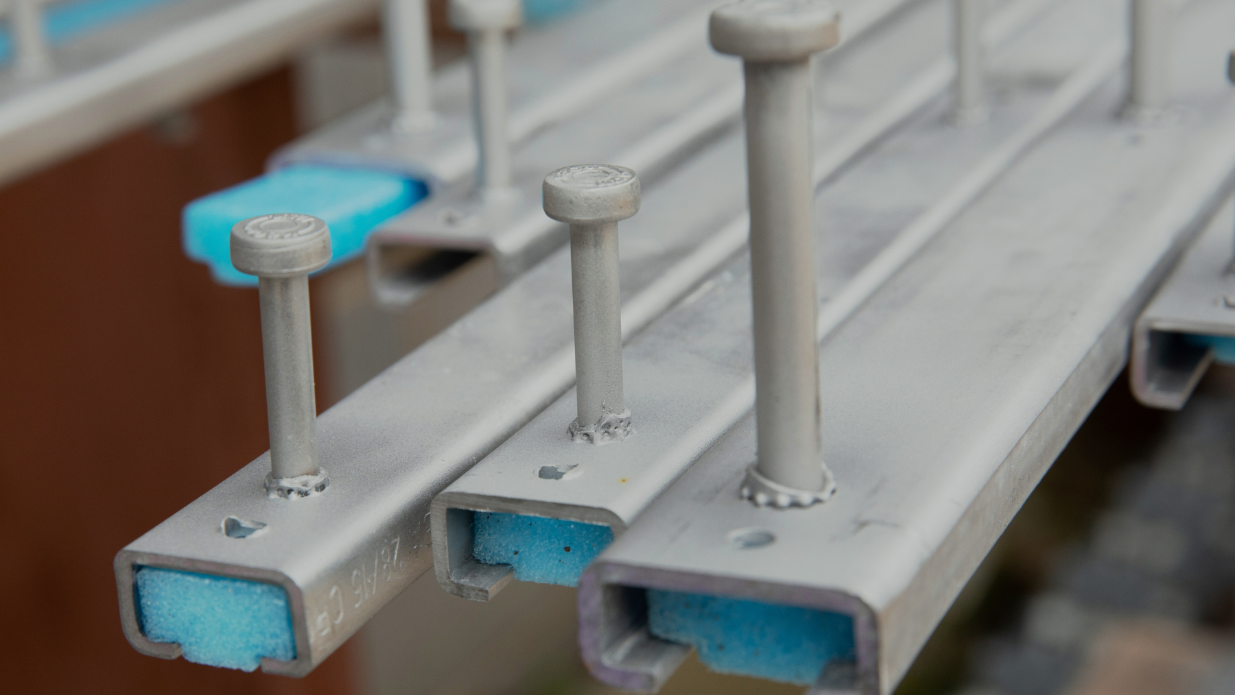 Cast-in channels stored outside