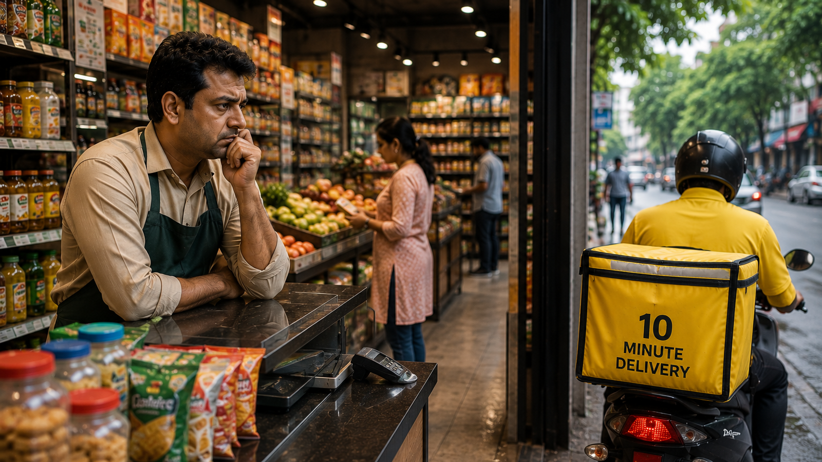 How Grocery Stores in Ahmedabad Are Losing Customers to Quick Commerce (And How to Get Them Back)