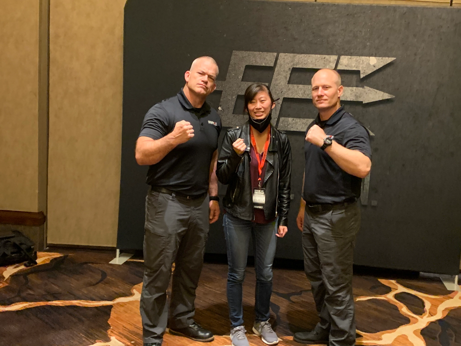 Mikaela with Jocko Willink and Leif Babin