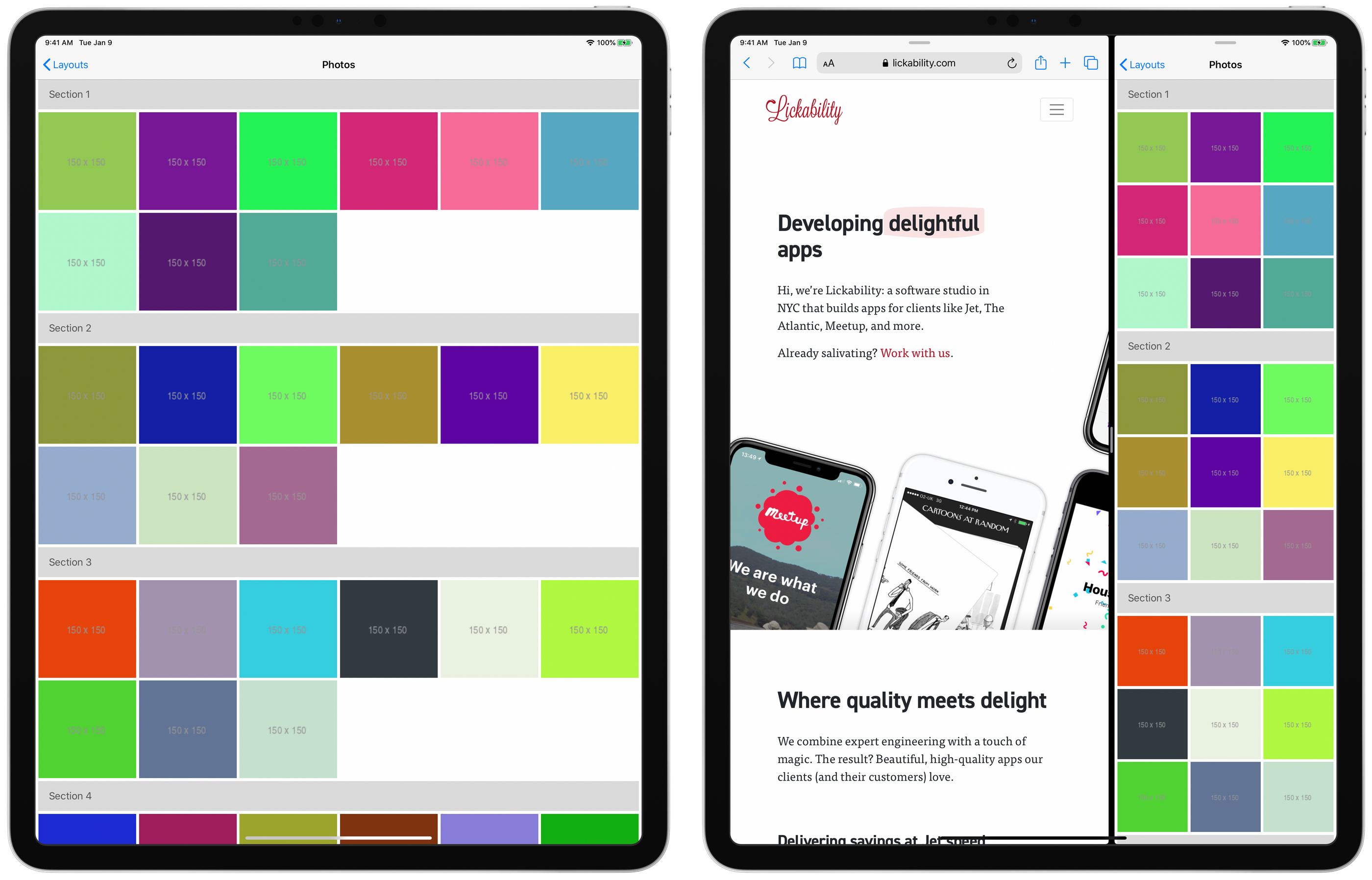 Getting Started with UI Collection View Compositional Layout – Lickability