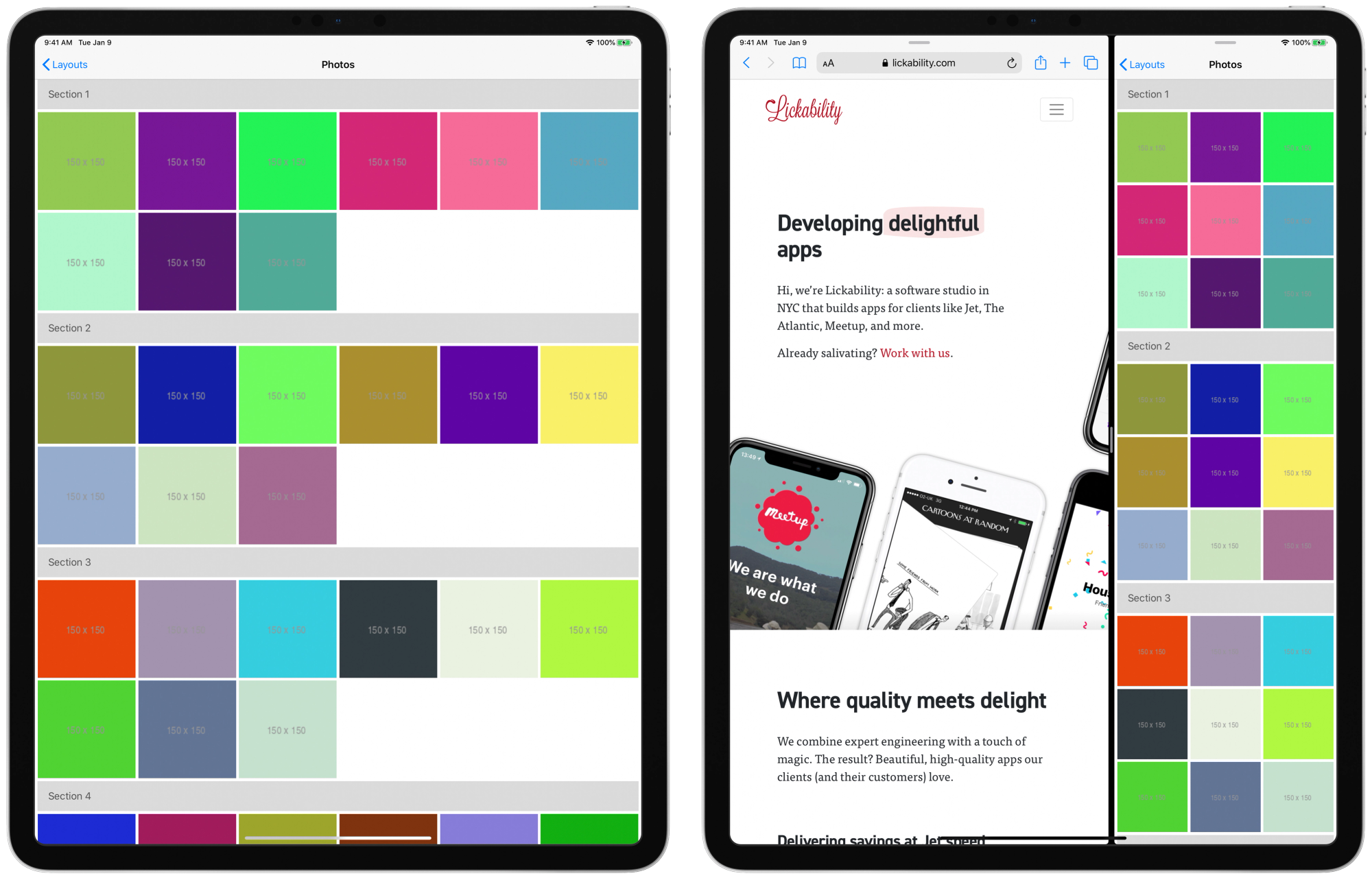 Getting Started with UI Collection View Compositional Layout – Lickability