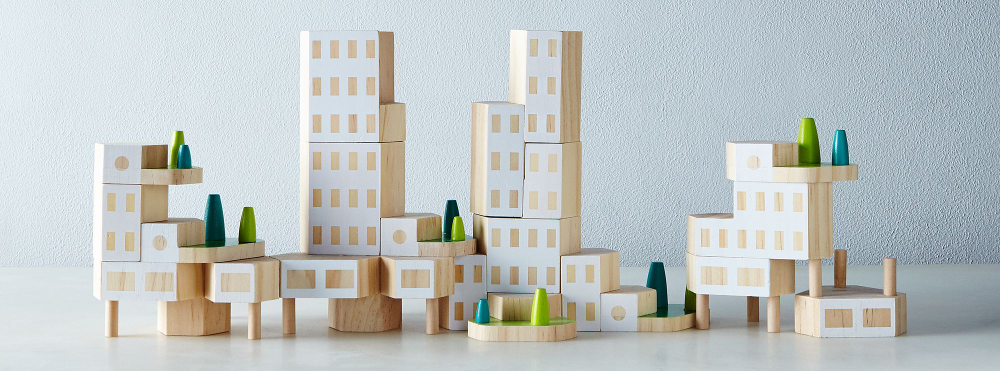 Mini architectural building blocks