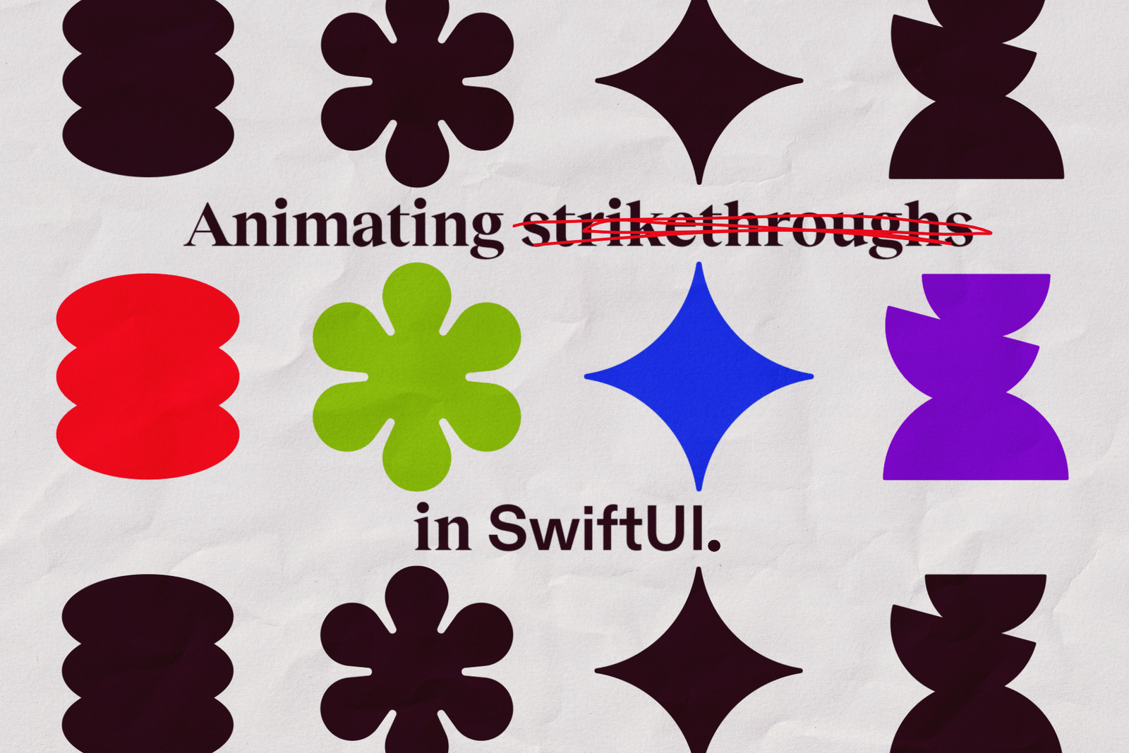 Animating strikethroughs in SwiftUI.