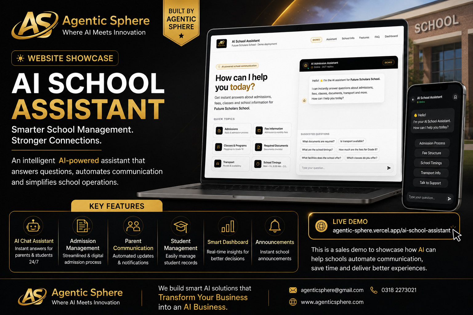 AI School Assistant Agent