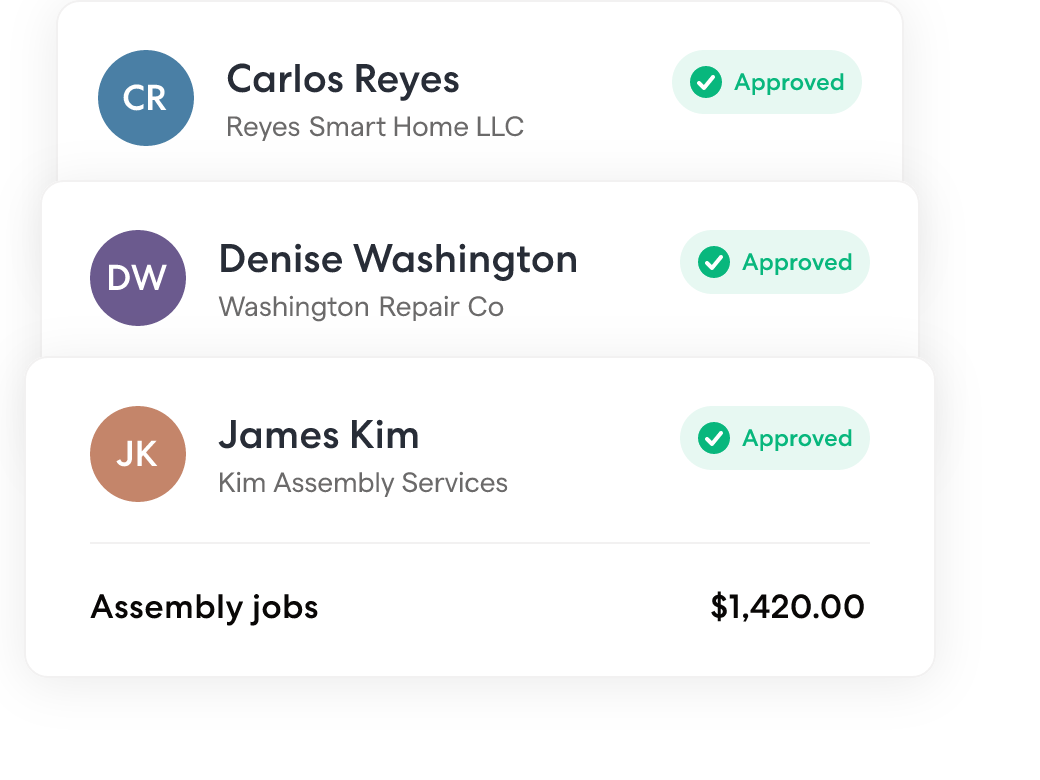 Wingspan payments dashboard