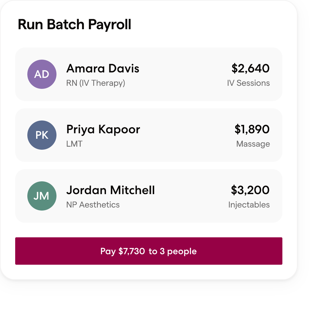 Wingspan batch payroll processing