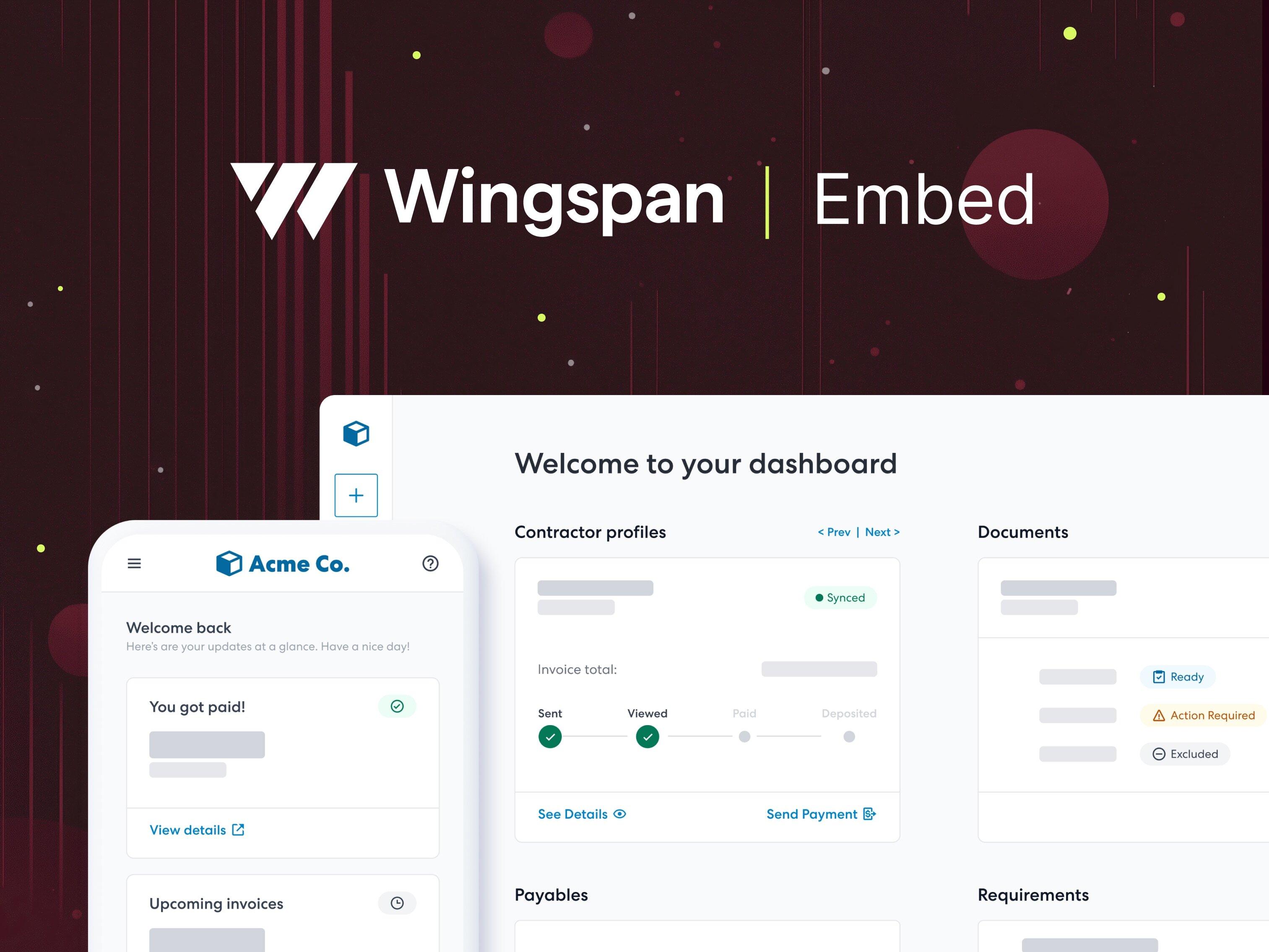 Introducing Wingspan Embed: Power Contractor Management Directly Within Your Platform
