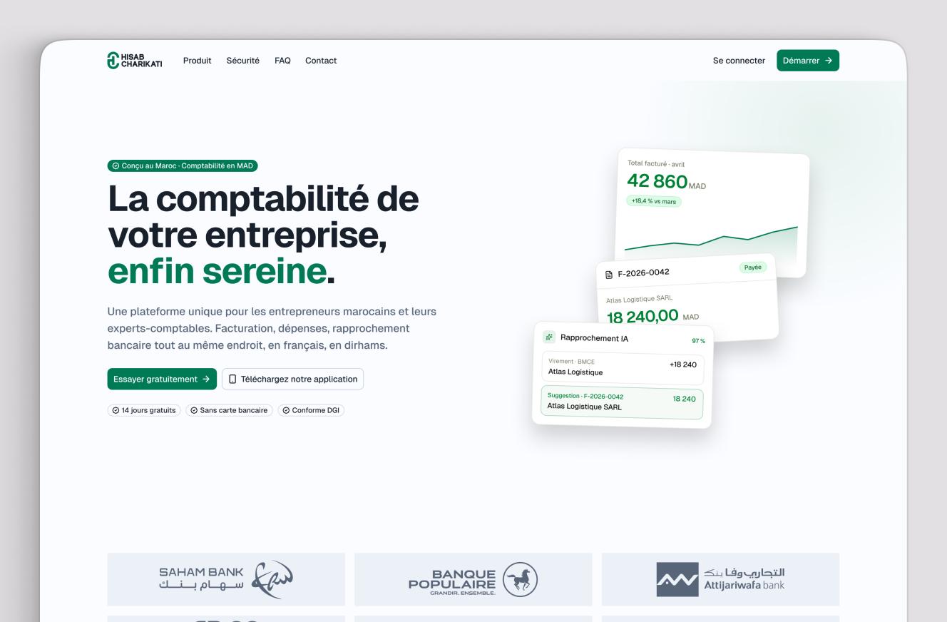 Hisabcharikati product screens for document and financial workflows.