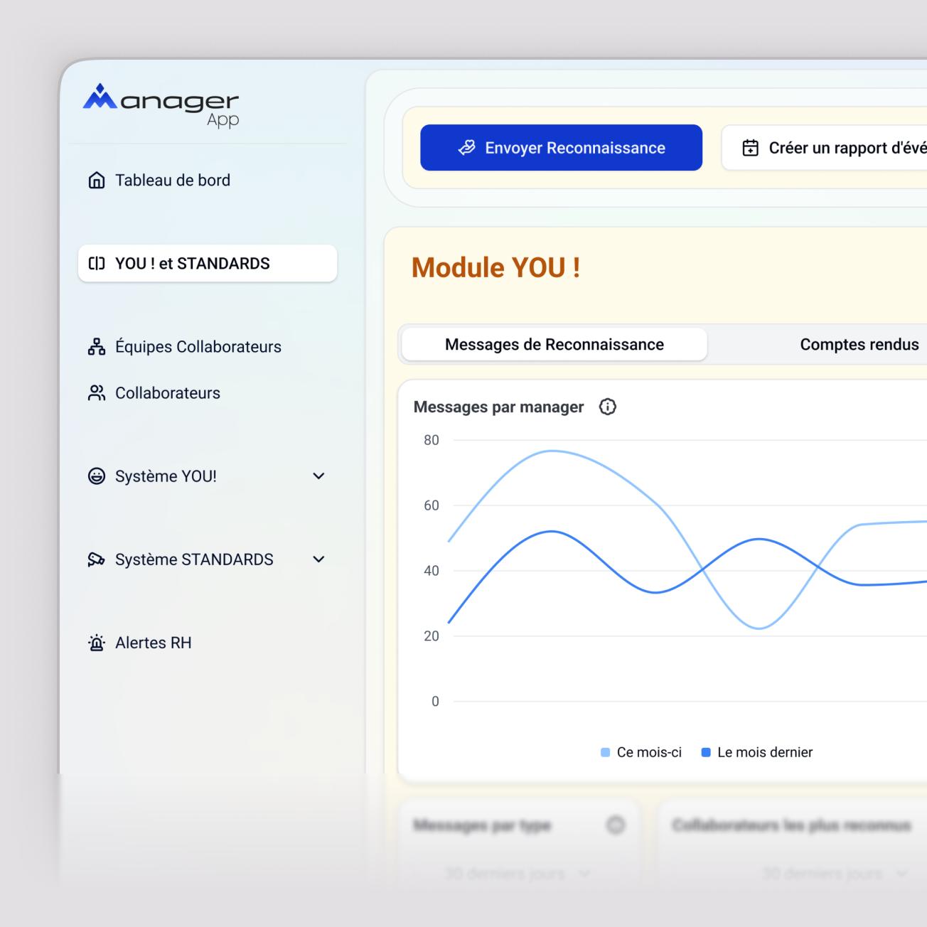 ManagerApp role-based interface for hotel workforce operations.