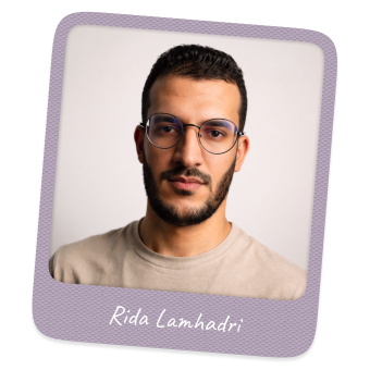 Portrait of product designer Rida Lamhadri.
