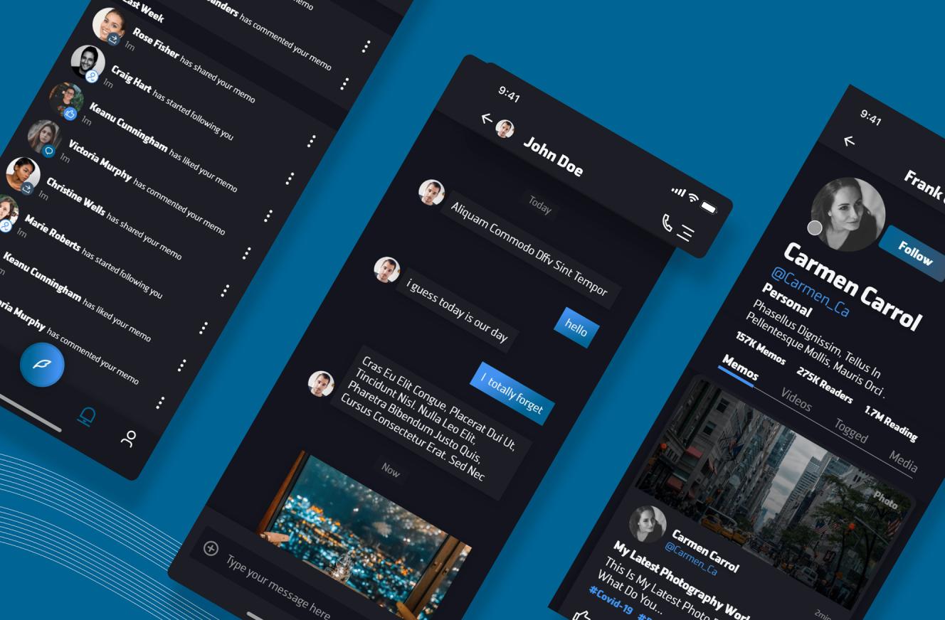 QuickNews interface design, screen 5