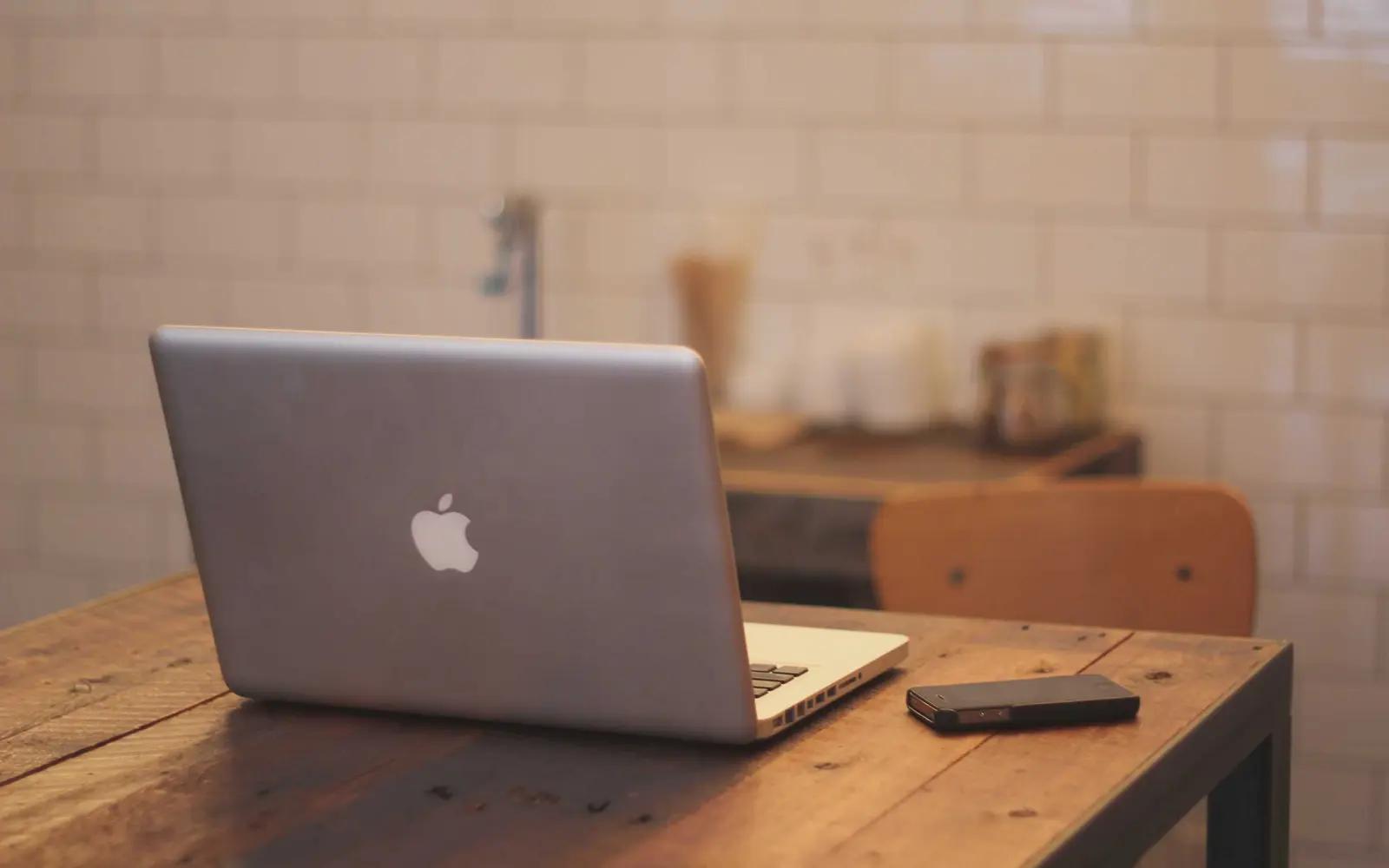 Placeholder: a laptop on a desk