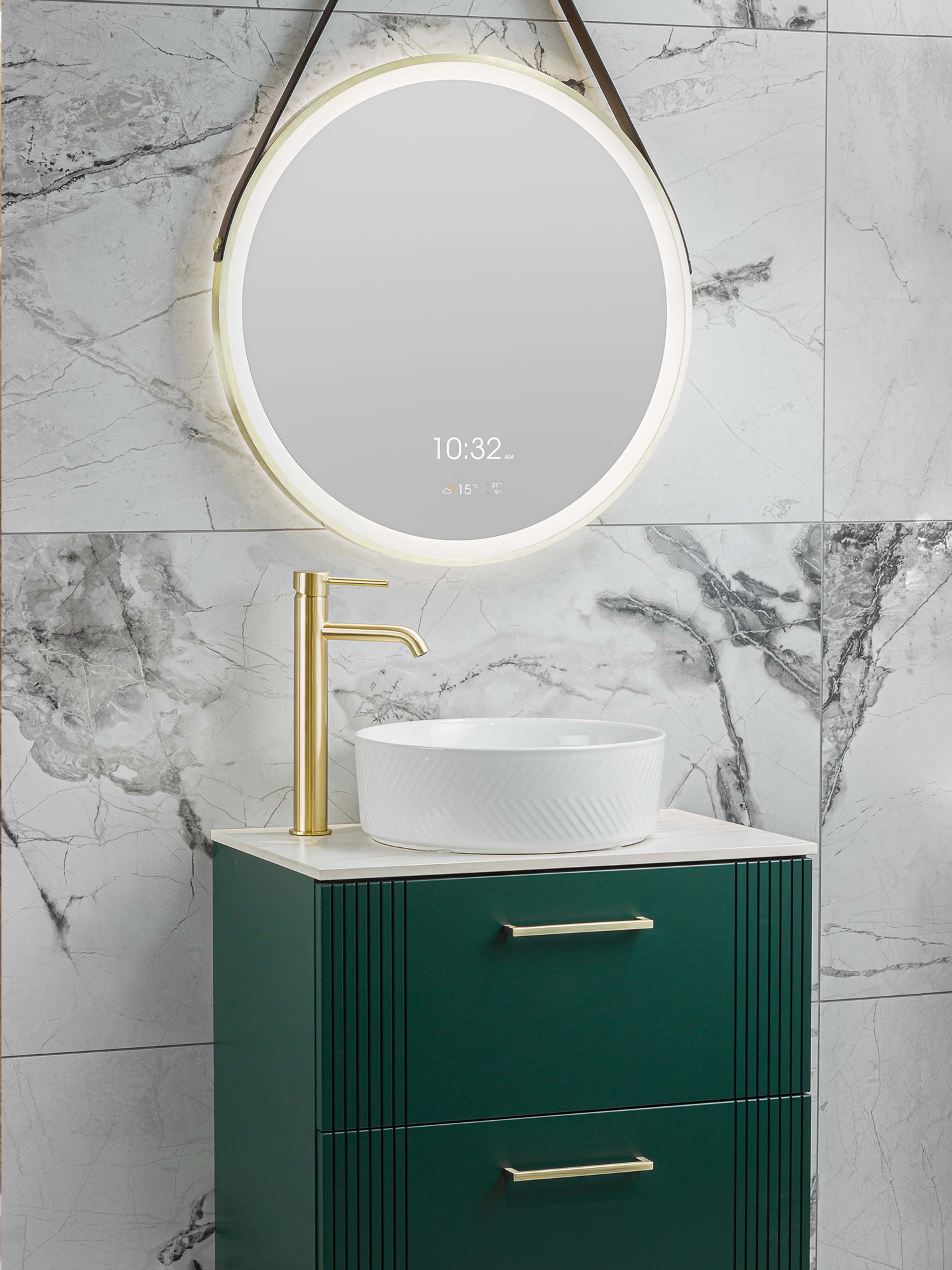 Smart Mirror in bathroom