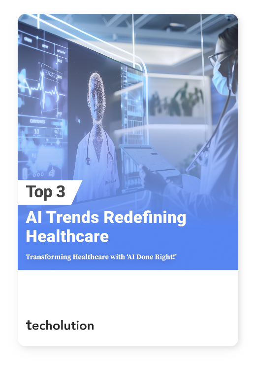 Top 3 AI Trends Redefining Healthcare Cover