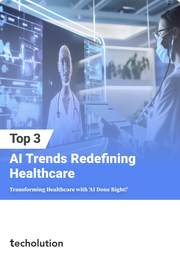 Top 3 AI Trends Redefining Healthcare Cover