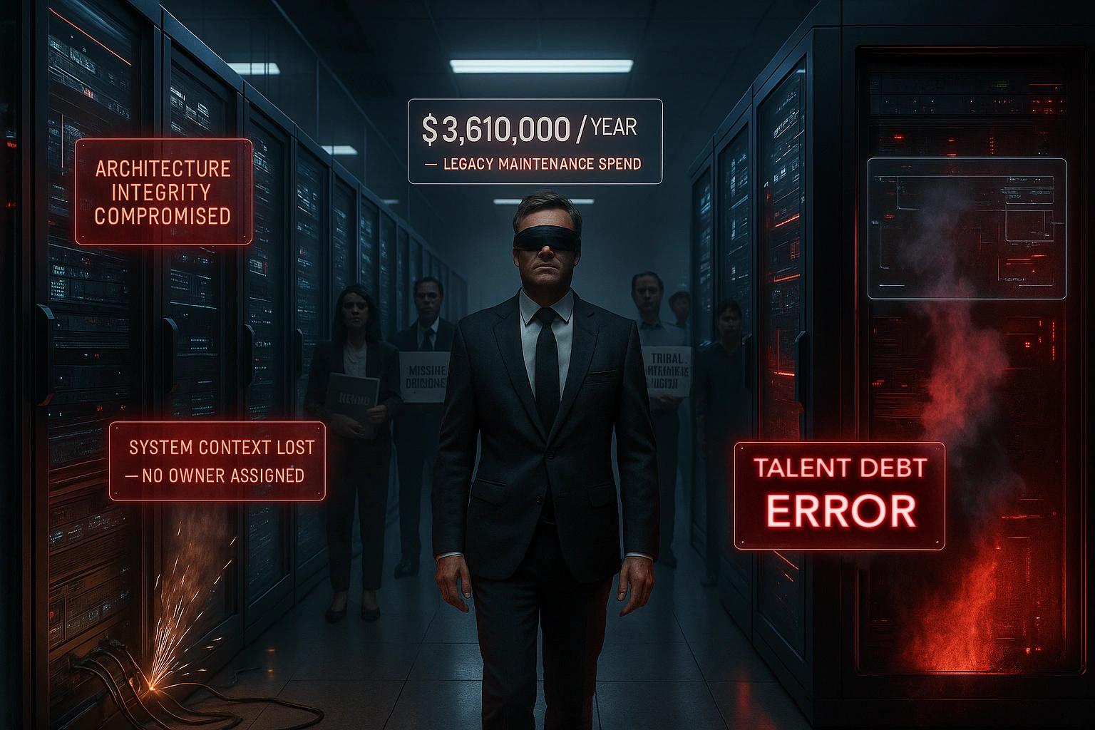 Tech and talent debt are silently inflating your enterprise risk. 