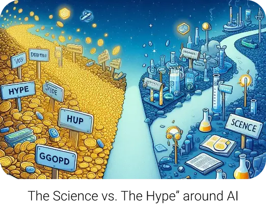 the science vs the hype image