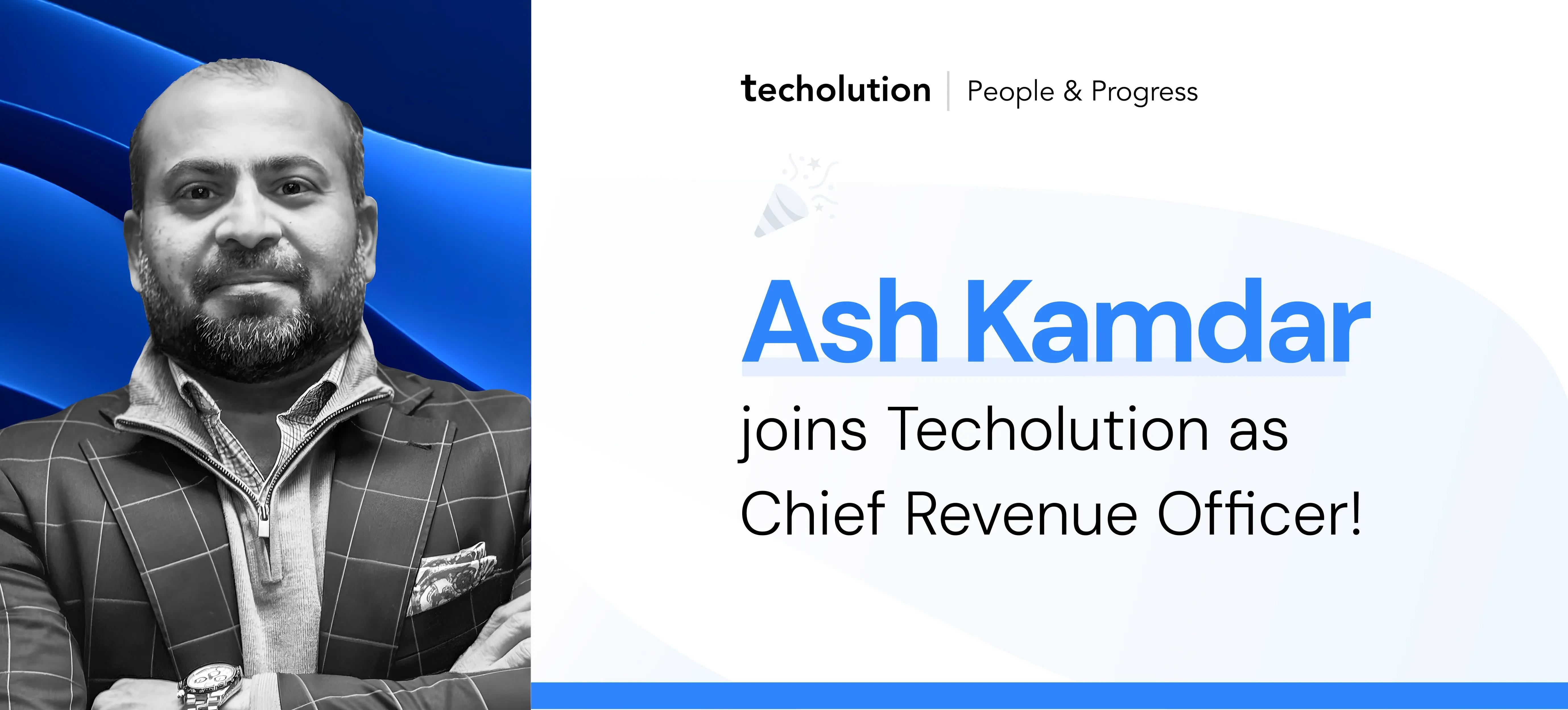 Welcome Ash Kamdar, Our New Chief Revenue Officer