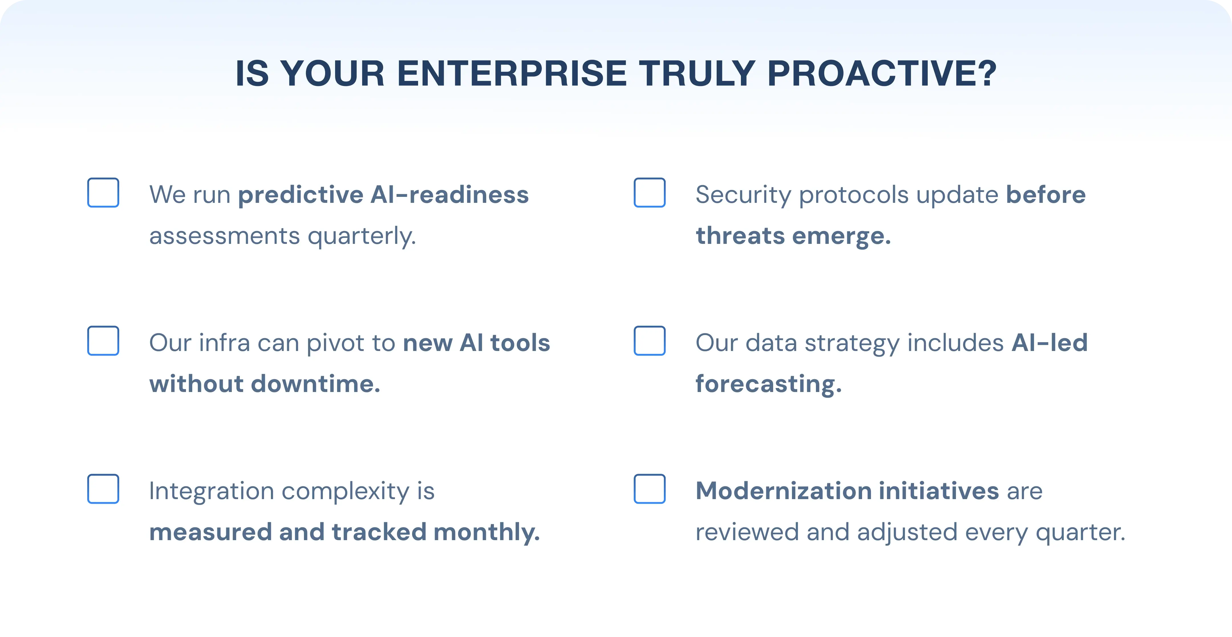 Legacy Modernization Checklist for Proactive Enterprises
