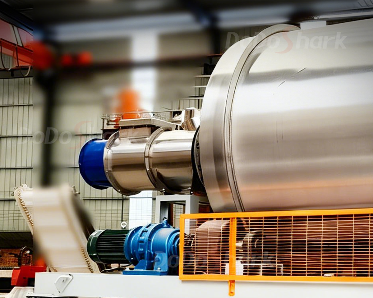 DoDoShark/Large Stainless Steel Drum Mixer /Fan heating function