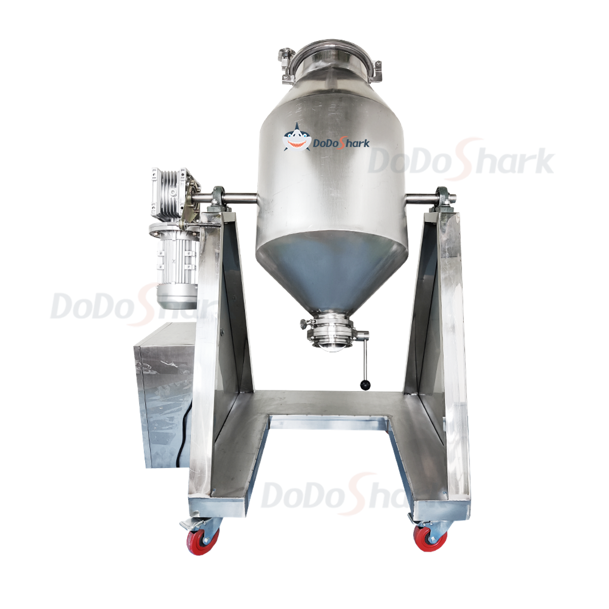 DoDoShark/Double Cone Drum Mixer /100 L Stainless Steel Bracket