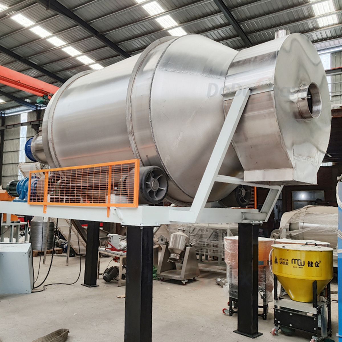 DoDoShark/Large Stainless Steel Drum Mixer /Production Line Reference Diagram