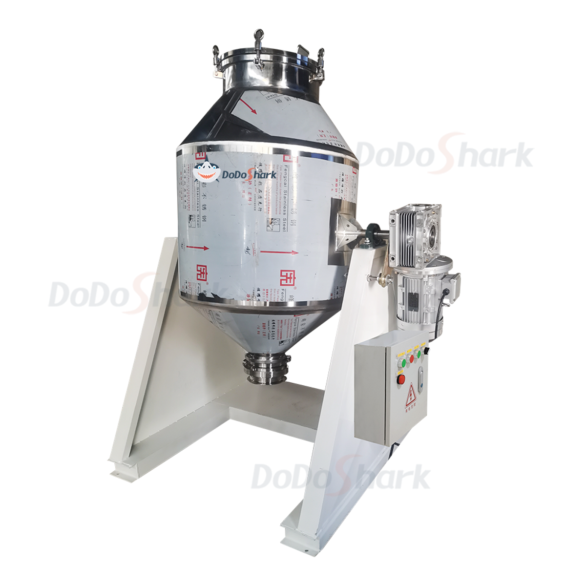 DoDoShark/Double Cone Drum Mixer /400L – Carbon Steel Bracket