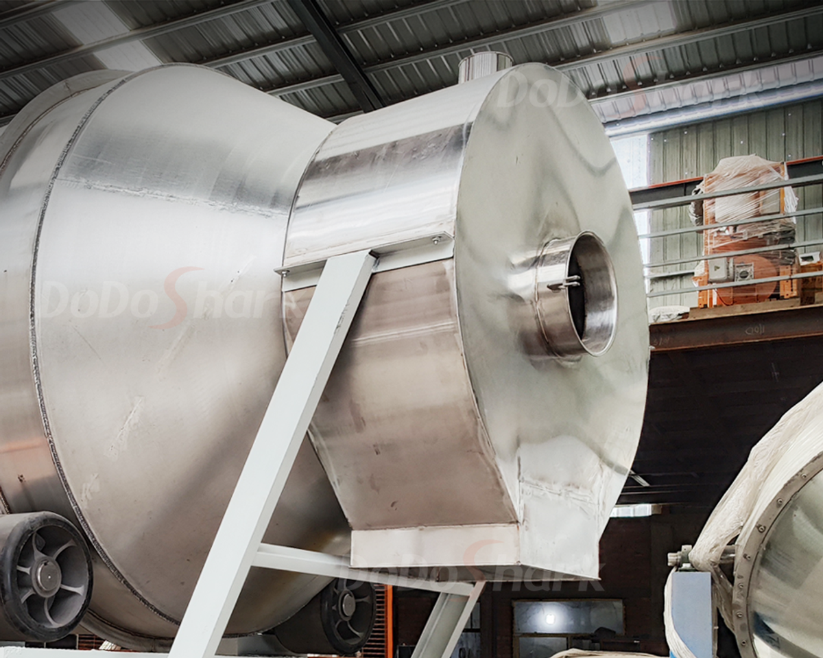 DoDoShark/Large Stainless Steel Drum Mixer /Fully sealed design