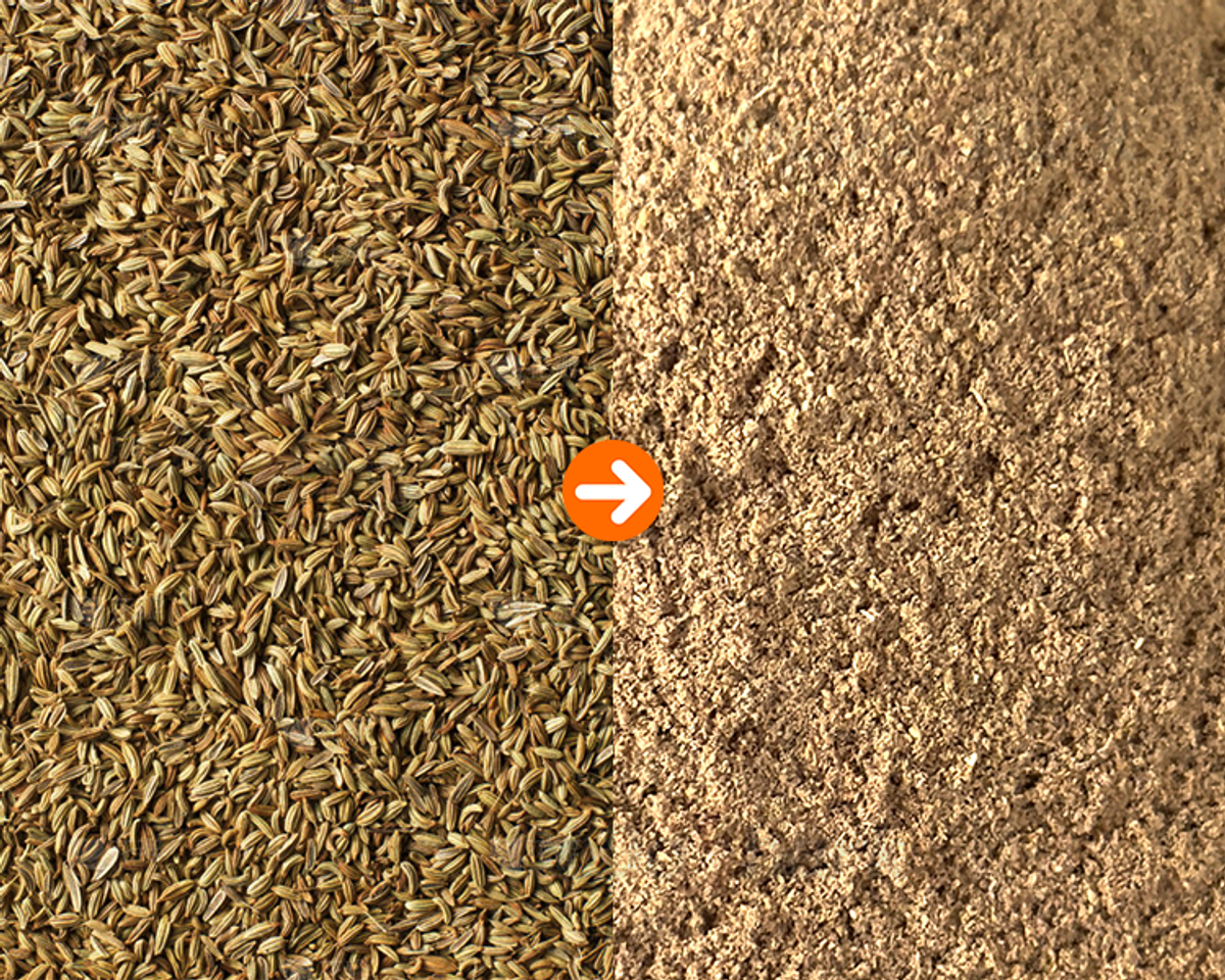 DoDoShark/SUS304 Tooth-Claw Grinder Bottom-Box Type /Cumin/Cumin Powder