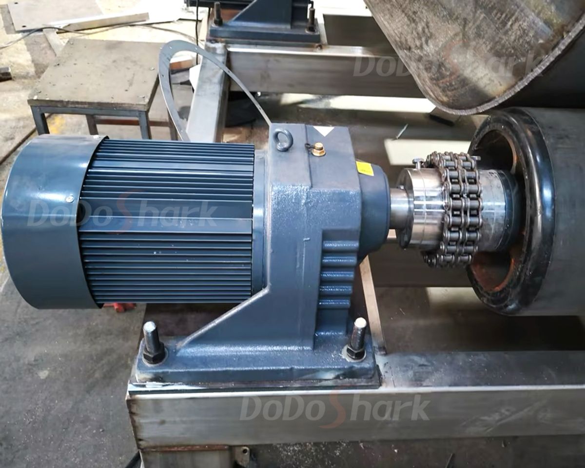 DoDoShark/Large Stainless Steel Drum Mixer /Low-noise operation