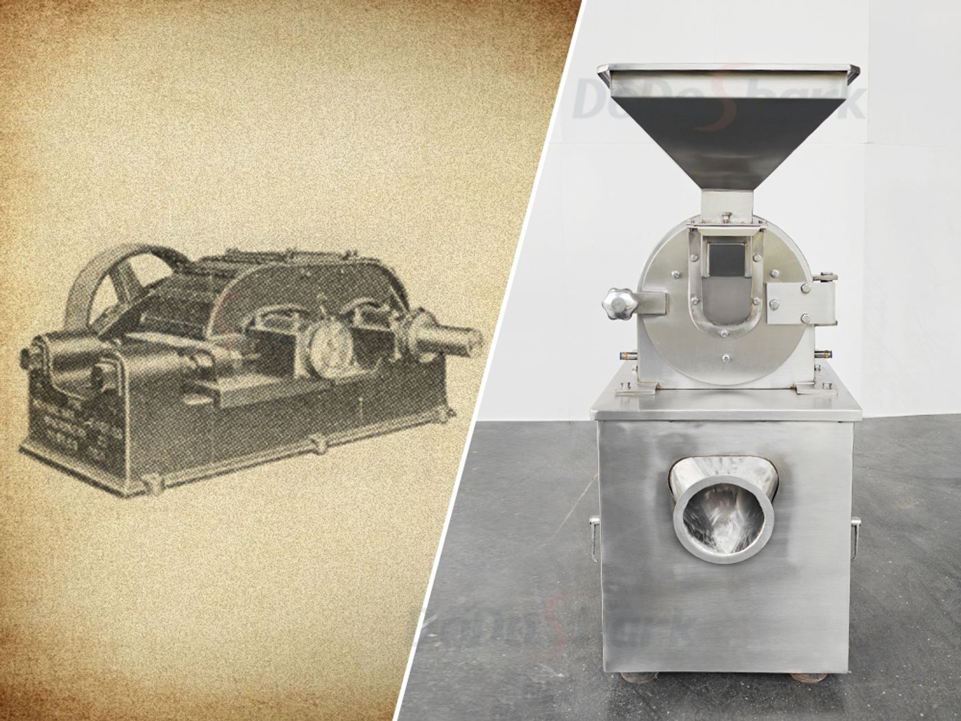 DoDoShark/SUS304 Tooth-Claw Grinder Bottom-Box Type /Innovation